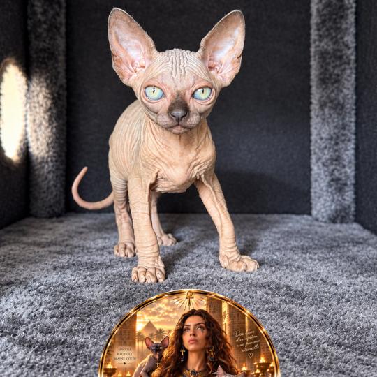 Biwah Des joyaux d’Égypte Femelle Sphynx