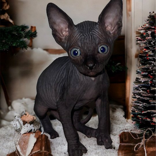 chaton Sphynx U’Lyrâh Chatterie Des Joyaux d’Égypte